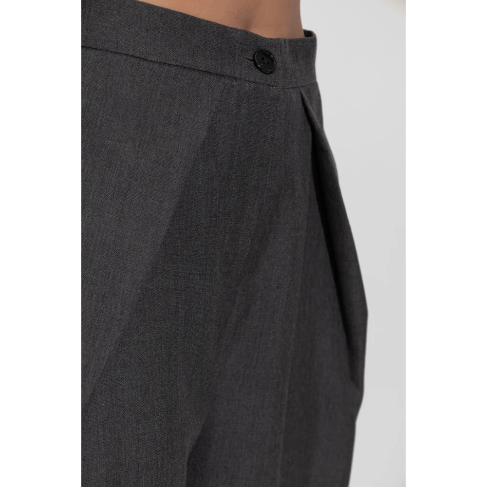 Halfboy Wollen broek Gray Dames