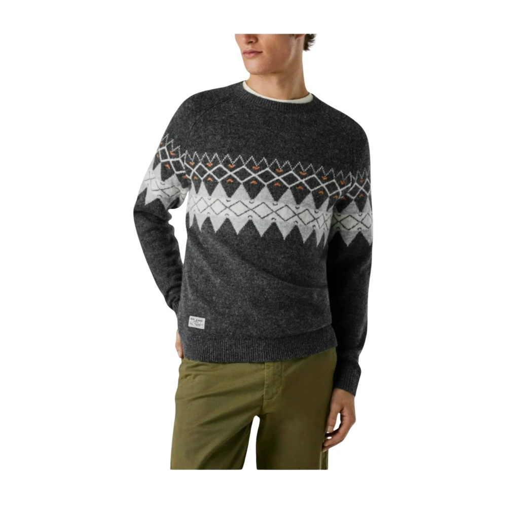 Pepe Jeans Men's Black Presley Jumper - Round-Neck Knitwear - Xl - Knitwear