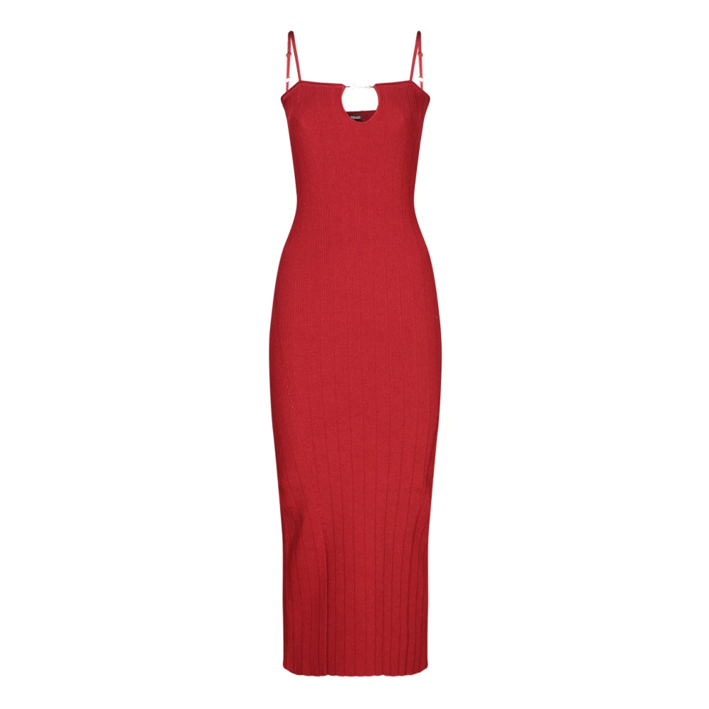 Jacquemus Rode Jurk voor Vrouwen Aw24 Red Dames