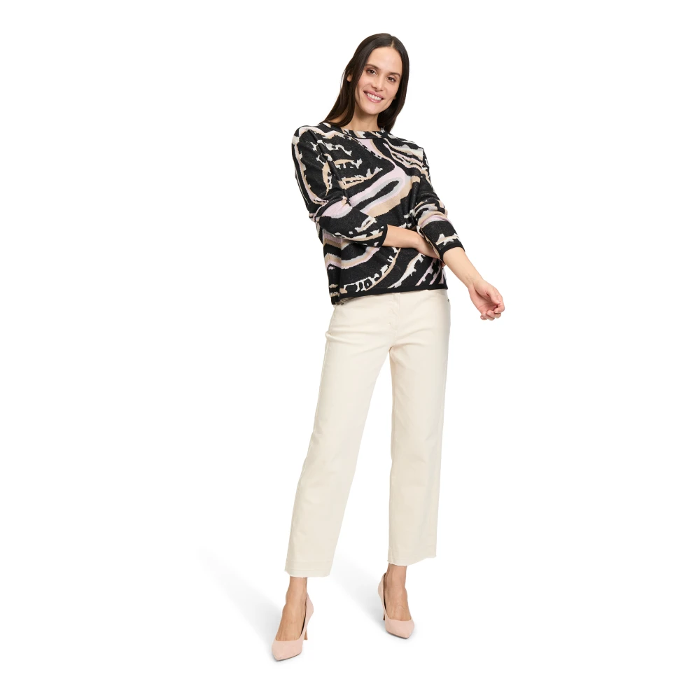 Betty Barclay Dieren Jacquard Gebreide Trui Multicolor Dames