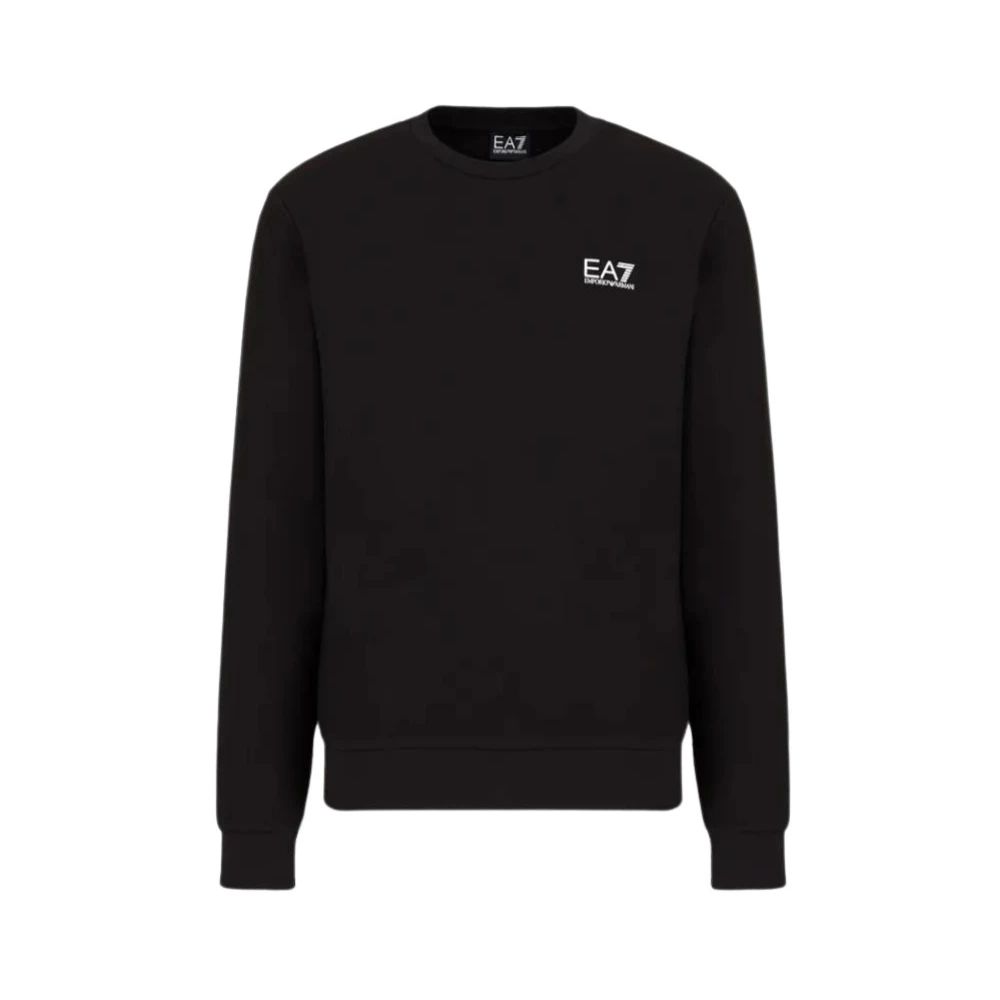 Emporio Armani Ea7 Men's Black Identity Crewneck Sweatshirt
