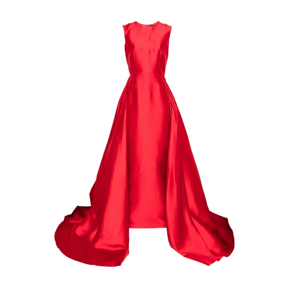 Rubinrotes ärmelloses bodenlanges Kleid - Solace London - Modalova