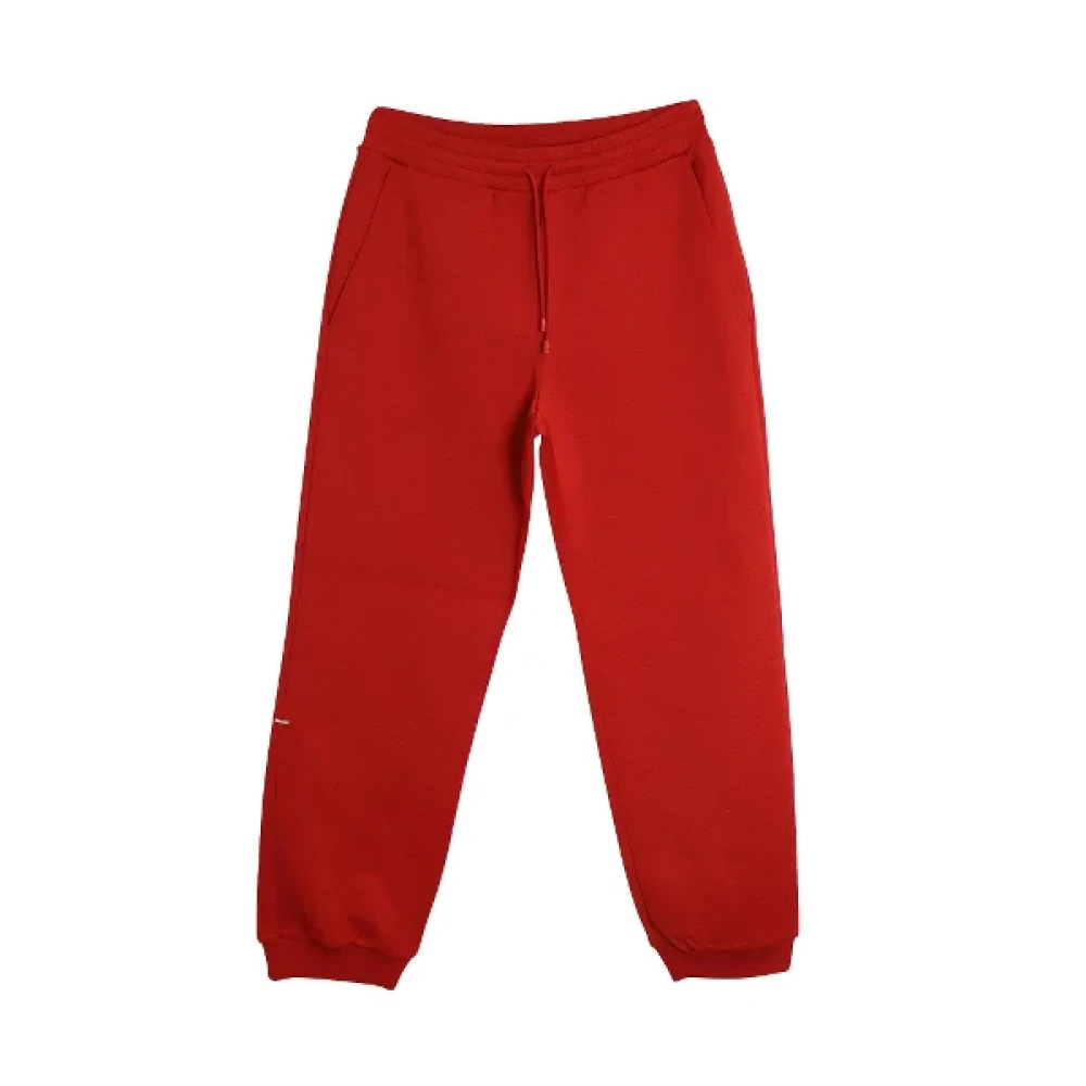 Louis Vuitton Vintage Pre-owned Polyester bottoms Red Heren