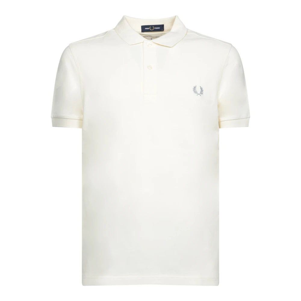 Comme des Garçons Wit Poloshirt Klassiek Logo Borduurwerk White Heren