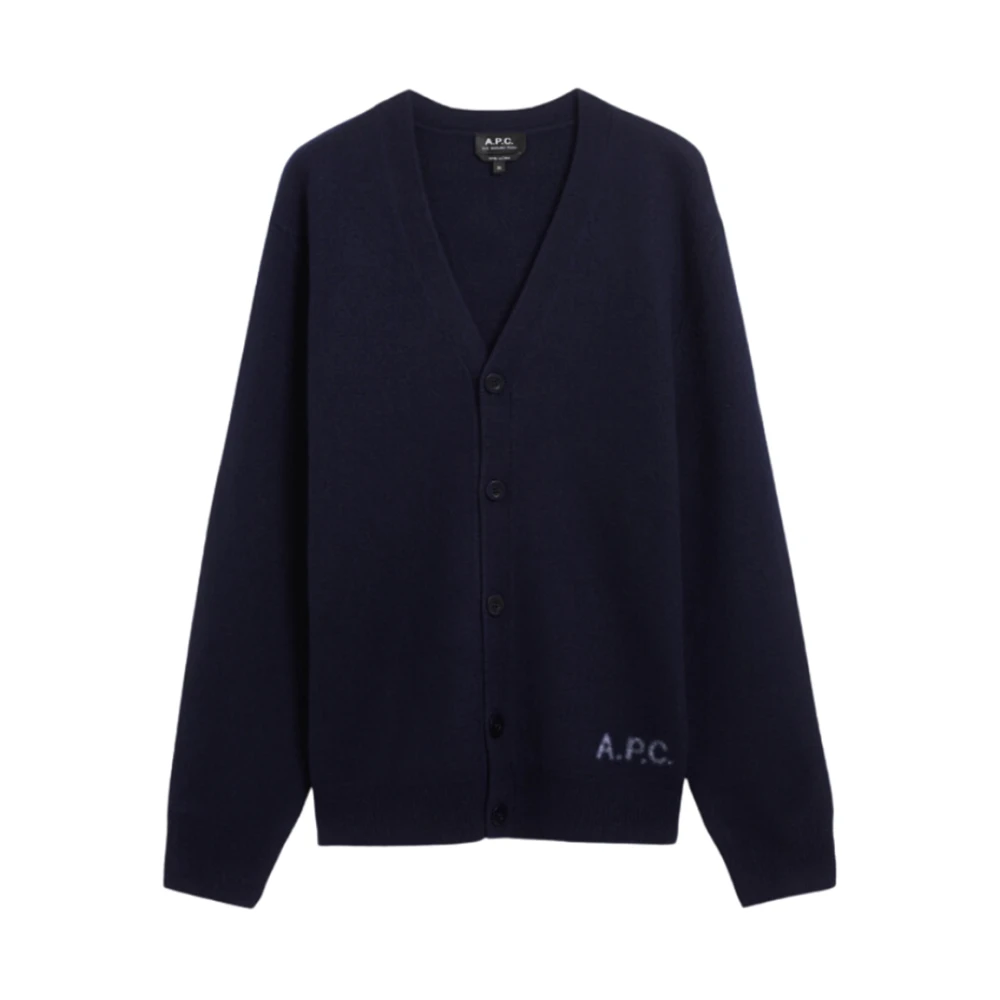 A.p.c. Kenny Donkerblauw Vest Blue Heren