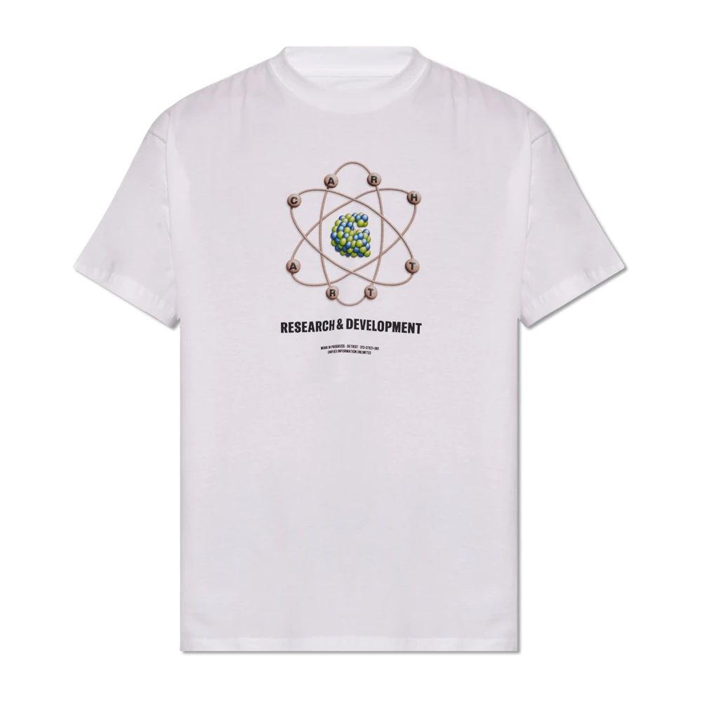 Carhartt WIP T-shirt met logo White Heren