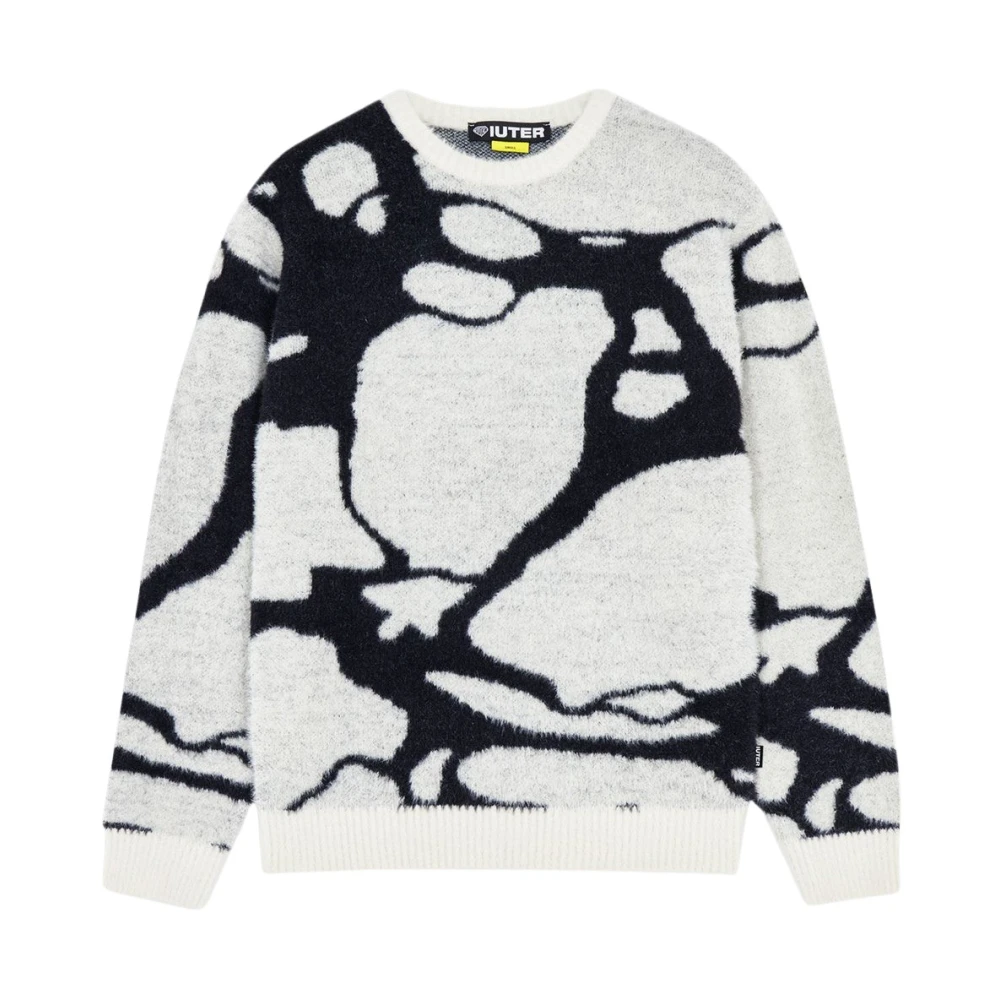 Iuter Marmer Dusty Wit Sweater White Heren