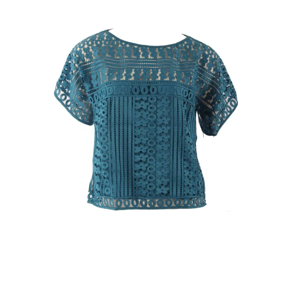 Charo Ruiz Ibiza Blauwe Dames Top van Blue Dames