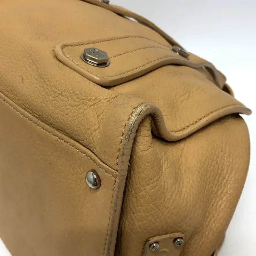 Chanel Vintage Pre-owned Leather chanel-bags Brown Dames