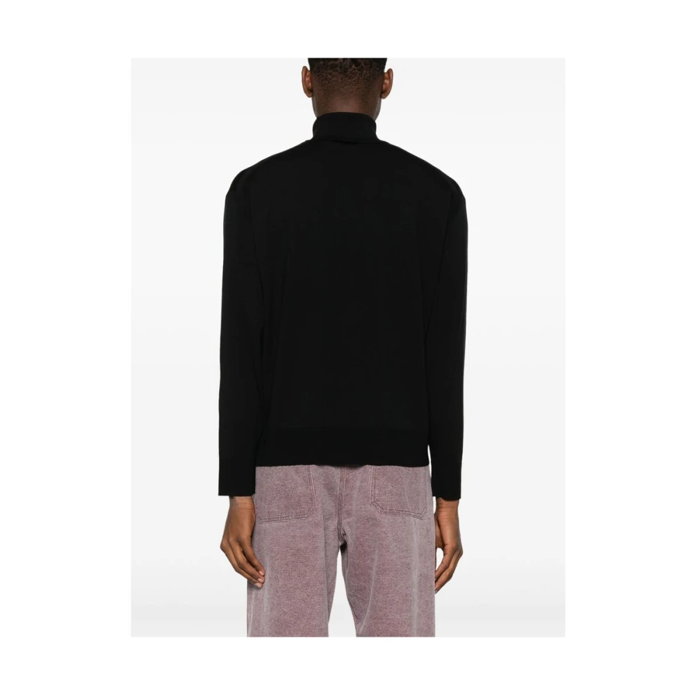 Auralee Midnight Blue Roll Neck Sweater Blue Heren
