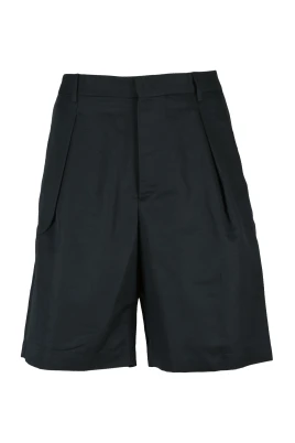 Bermudashorts i linne och bomull