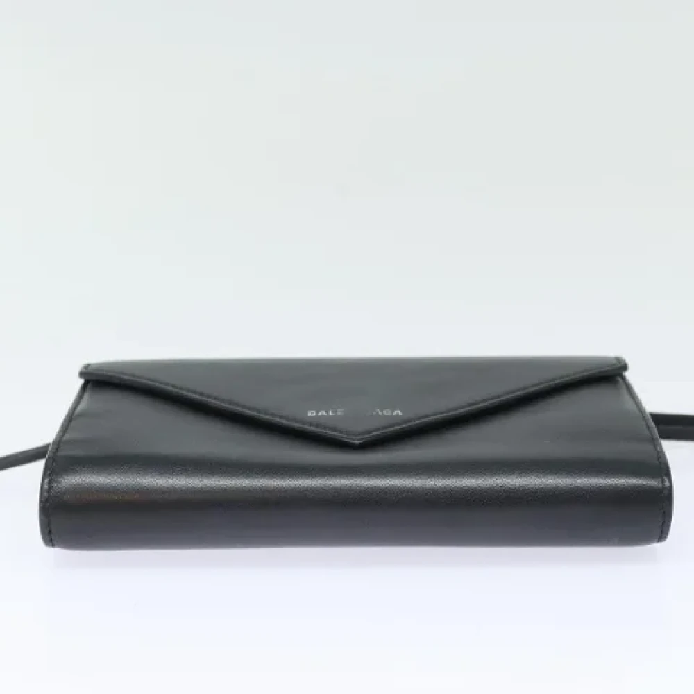 Balenciaga Vintage Pre-owned Leather wallets Black Dames