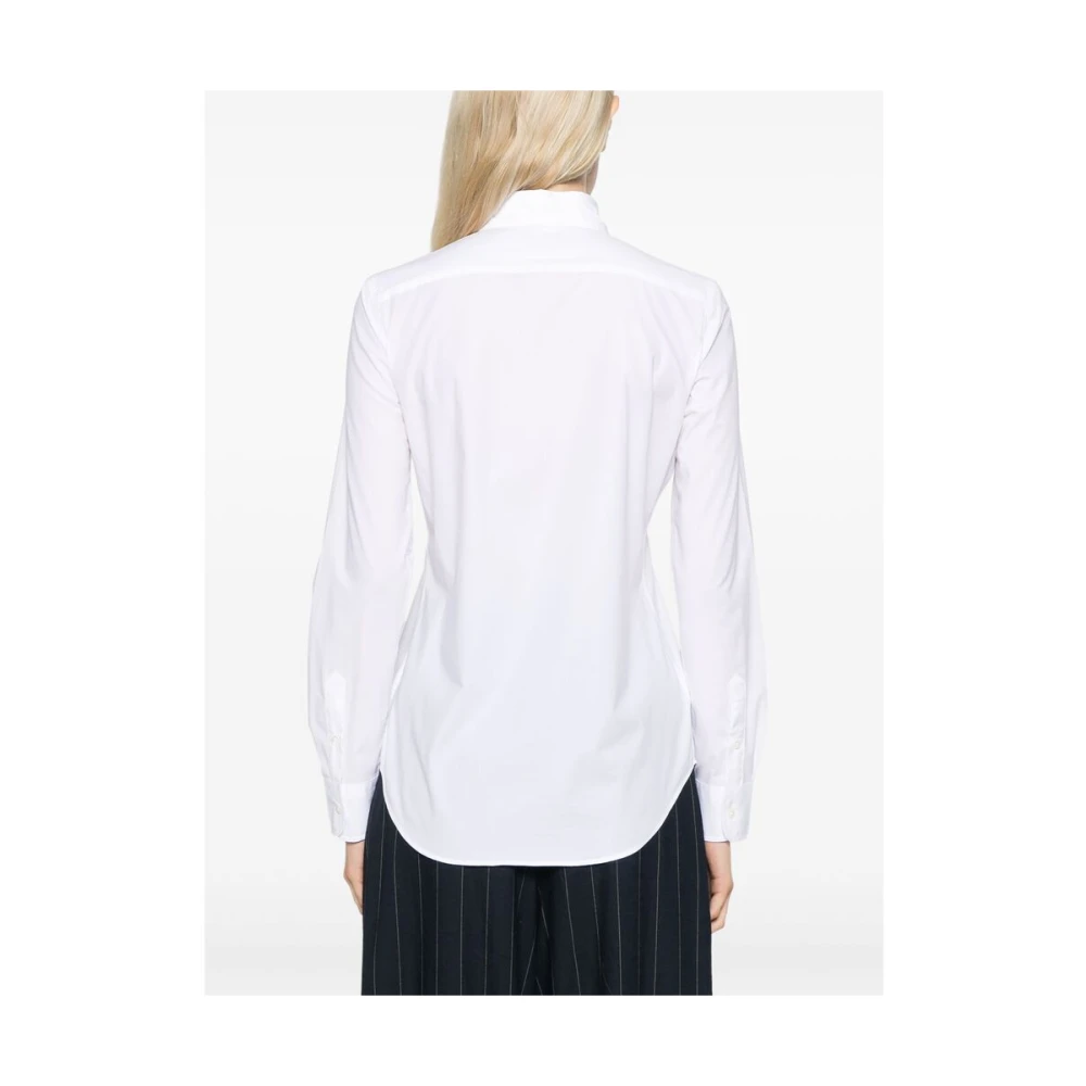 Ralph Lauren Poplin overhemd van katoenmix White Dames