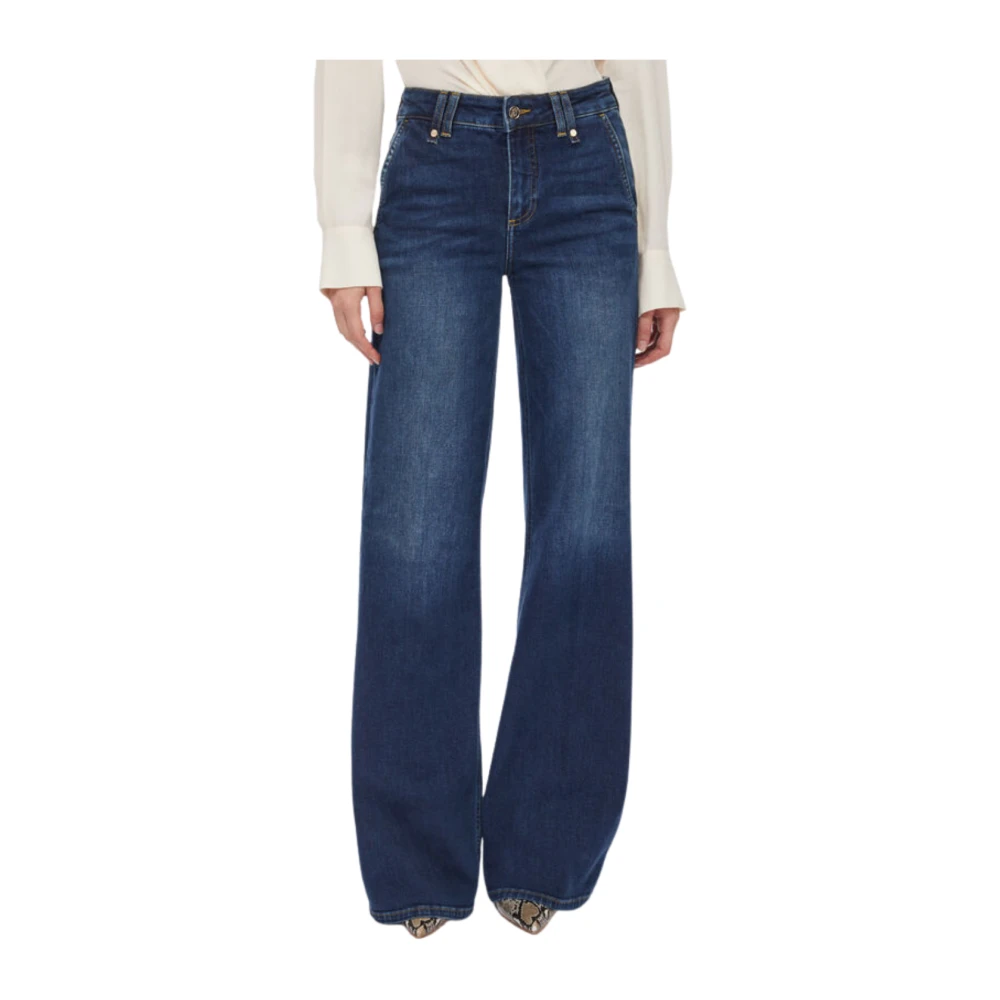 Liu Jo Women's Blue Flared Jeans