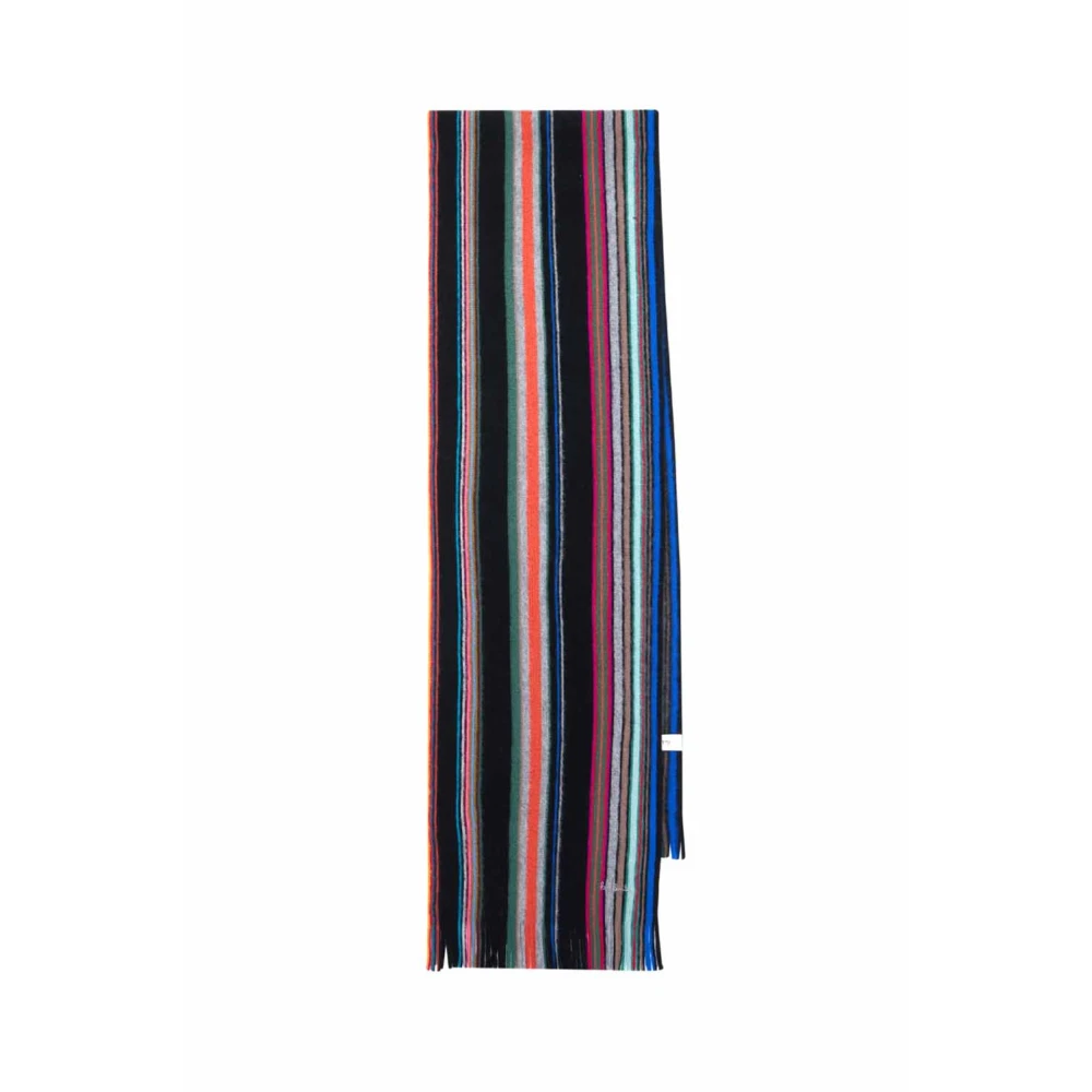 PS By Paul Smith Gestreepte Wollen Sjaal Multicolor Heren