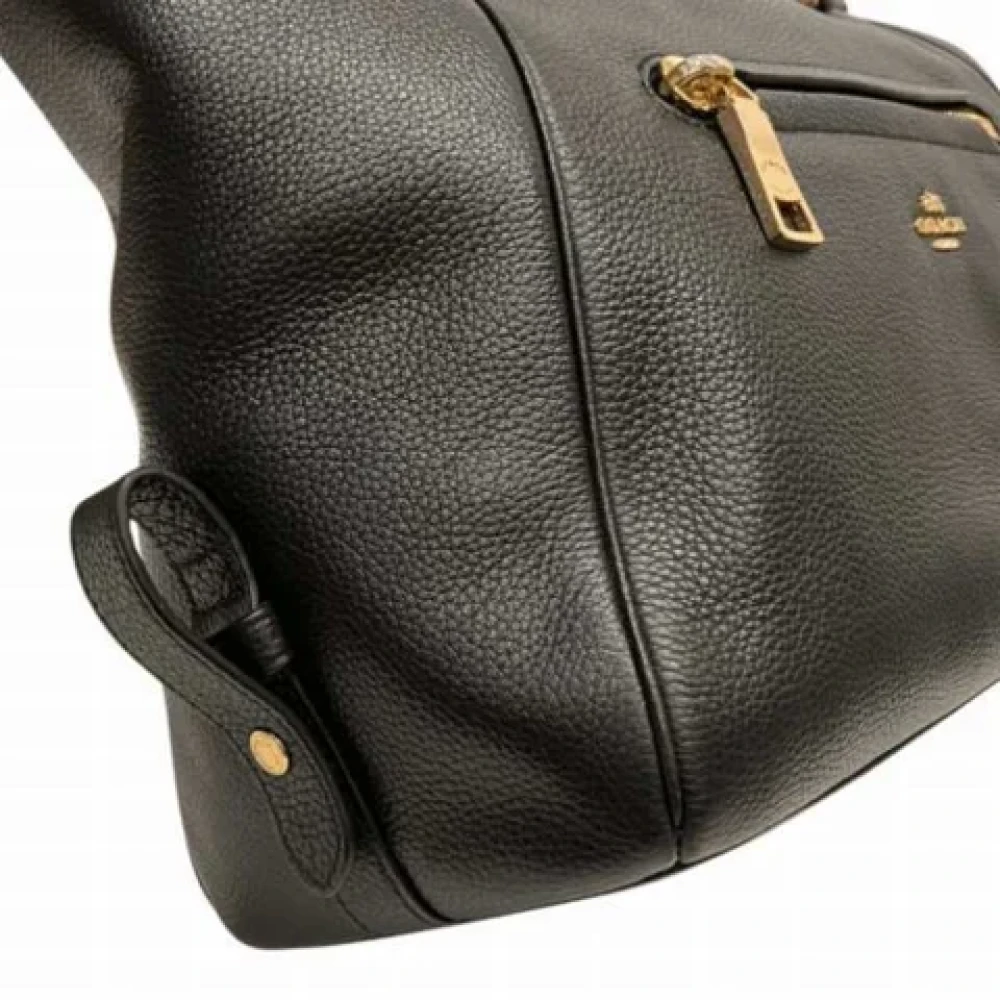 Coach Pre-owned Leather handbags Black Dames