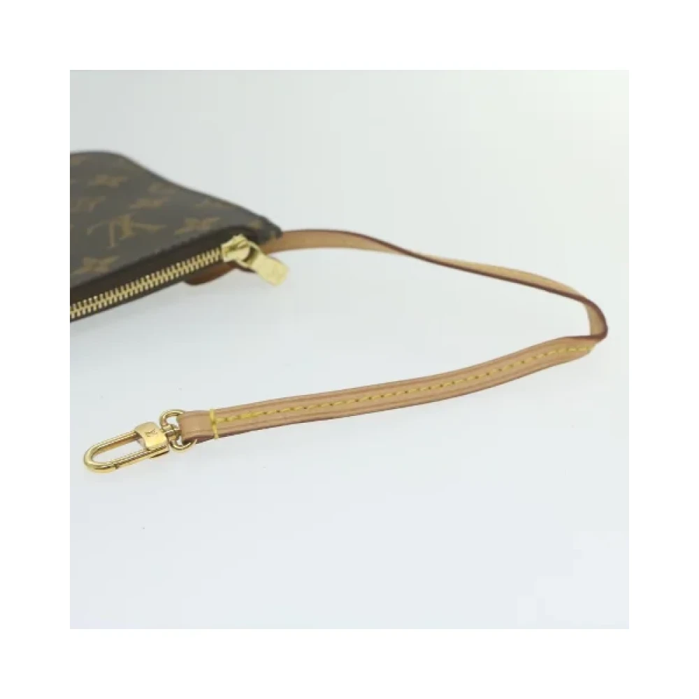 Louis Vuitton Vintage Pre-owned Cotton handbags Brown Dames