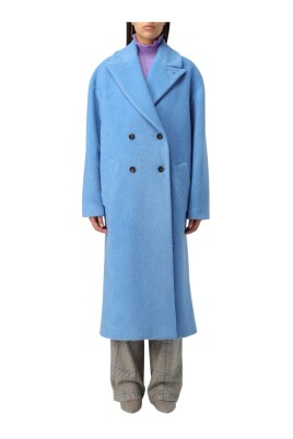 Abrigos Zara Mujer Abrigo De Lana Azul Marino De Zara En THE NO