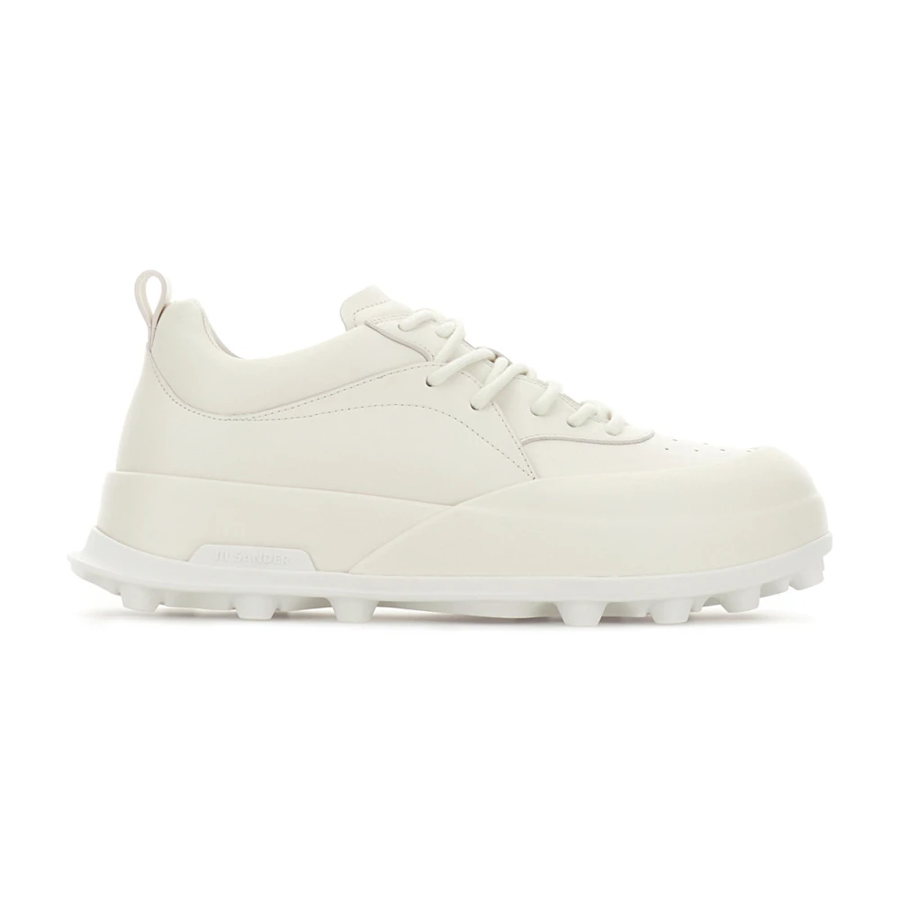 Jil Sander Men's Beige Sneakers, 11 Uk, Stylish Trainers For A Trendy Look
