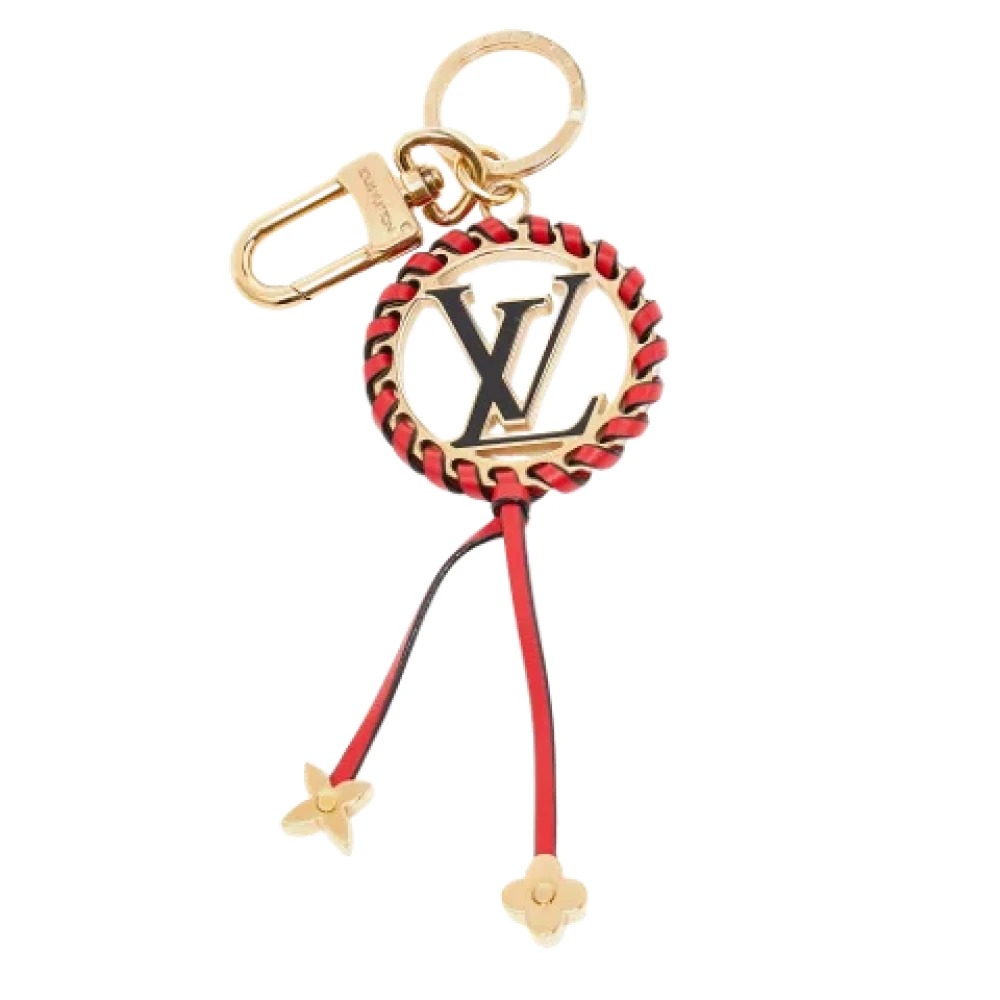 Louis Vuitton Vintage Pre-owned Metal key-holders Red Dames
