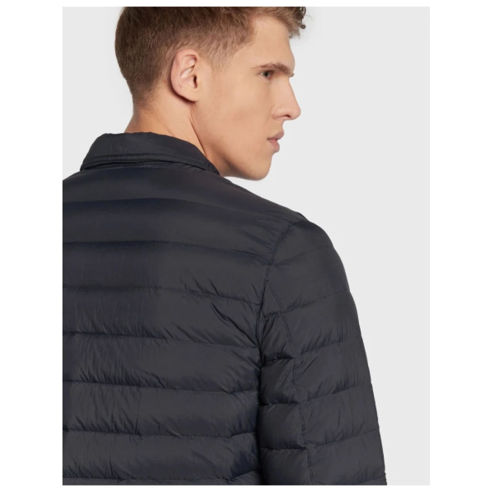 aeronautica militare Gewatteerde donsjas Blue Heren