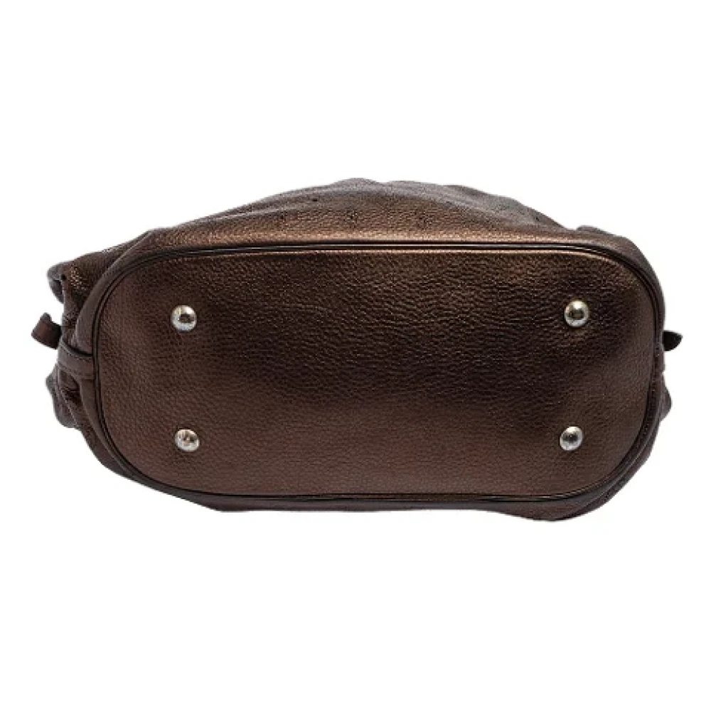 Louis Vuitton Vintage Pre-owned Leather handbags Brown Dames