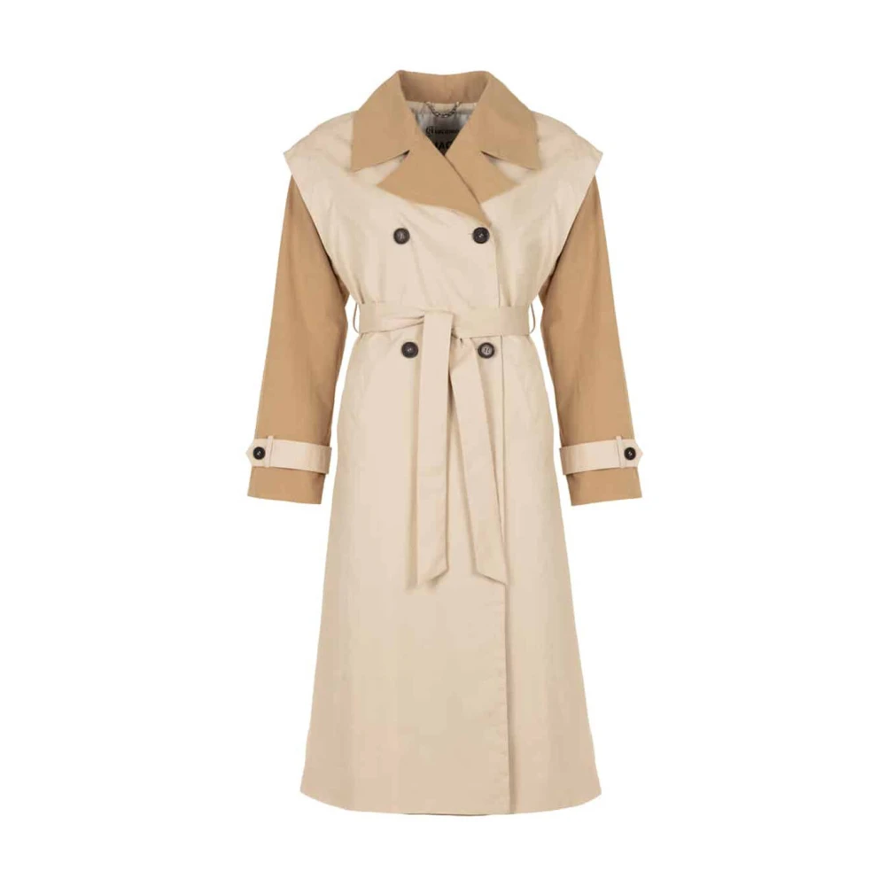 Giacomo Klassieke Trenchcoat Beige Dames