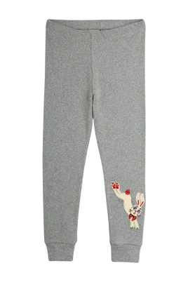 Kaninapplikationsleggings