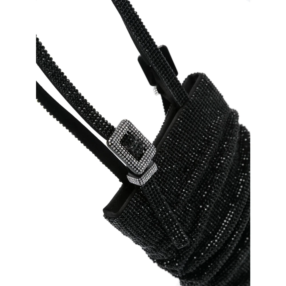 Benedetta Bruzziches Jet Black Petite Schoudertas Black Dames