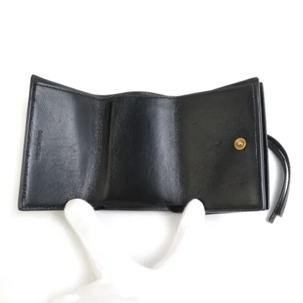 Balenciaga Vintage Pre-owned Leather wallets Black Unisex