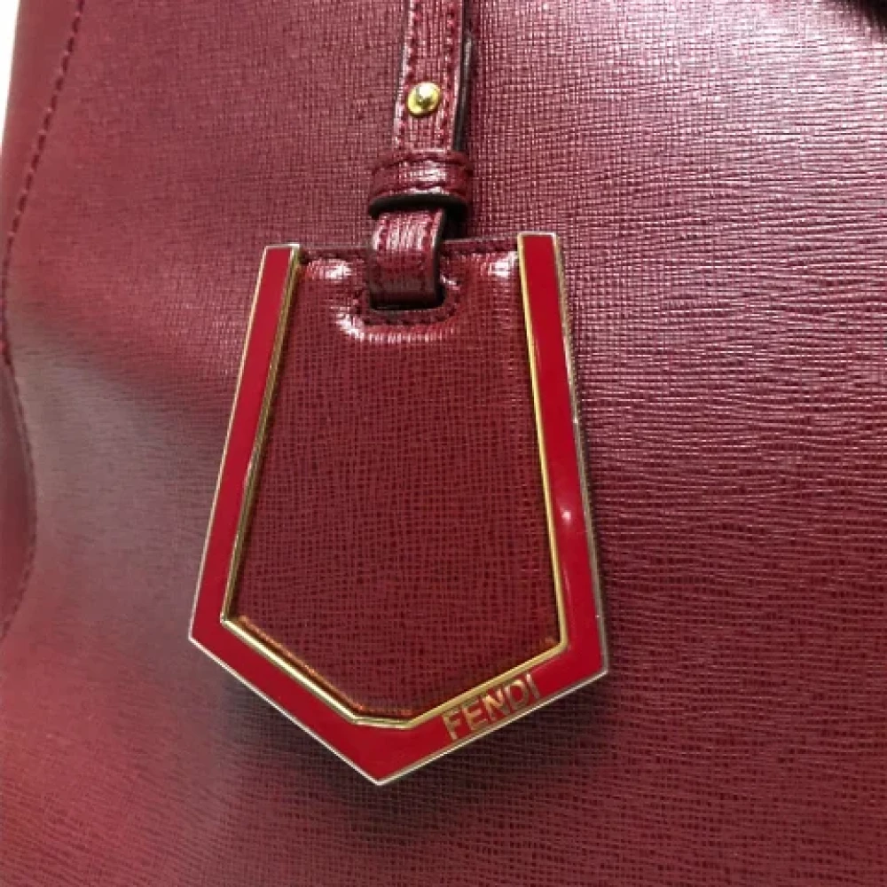 Fendi Vintage Pre-owned Leather fendi-bags Red Dames