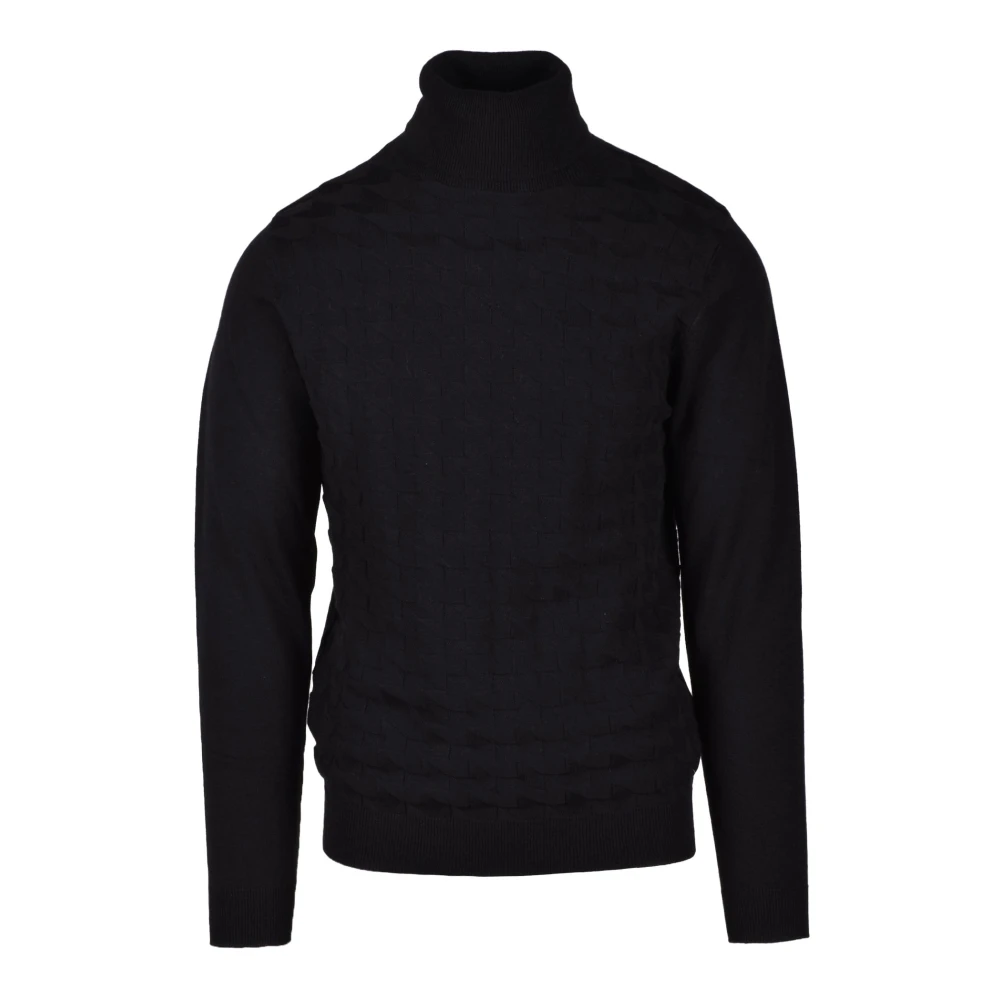 Antony Morato Katoen Wol Mix Sweater Black Heren