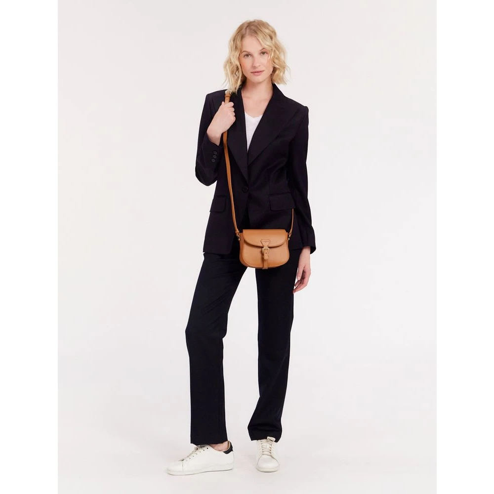 Ines De La Fressange Paris Baby Flâneur kameel handtas Brown Dames