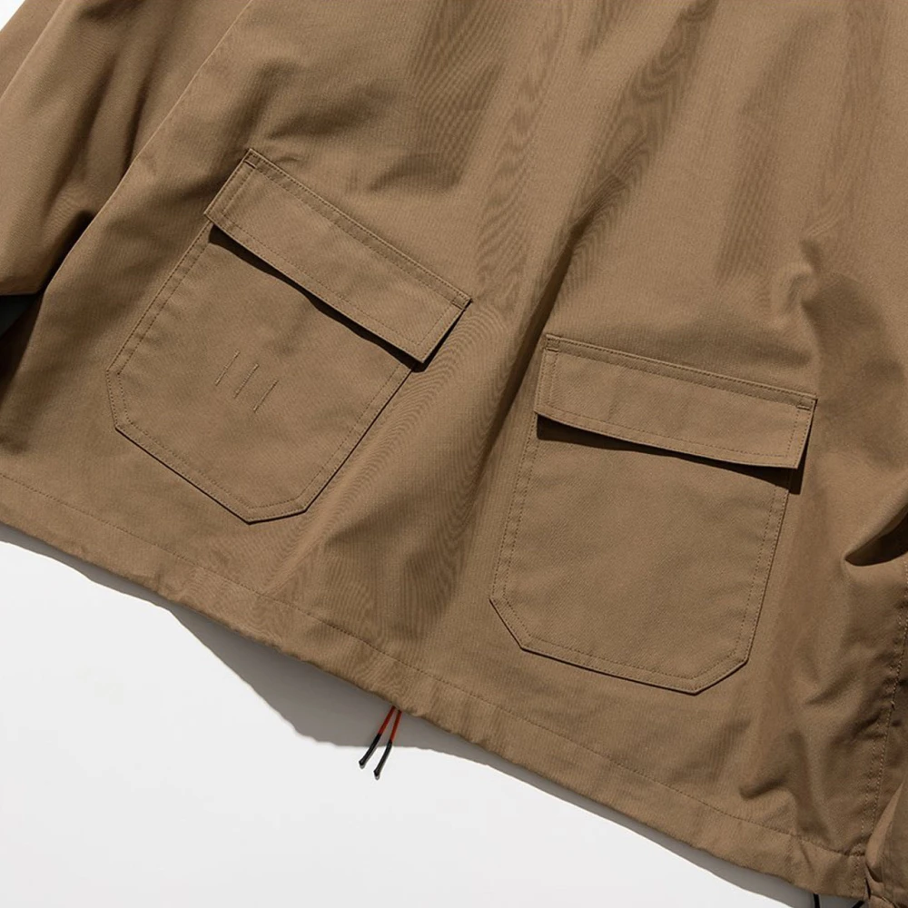 Uniform Bridge Bruine Smock Anorak Jas Beige Heren