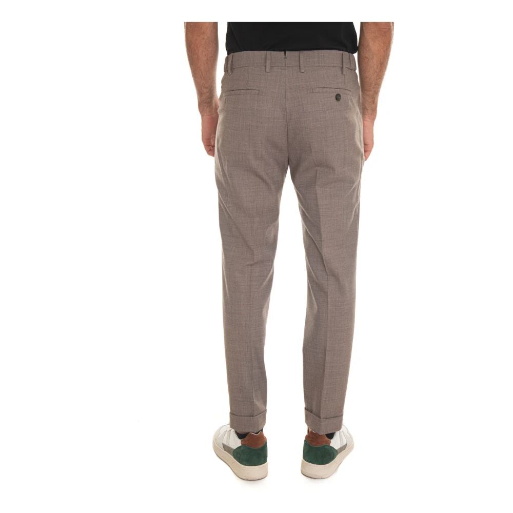 Berwich Retroelax Chino Broek Brown Heren