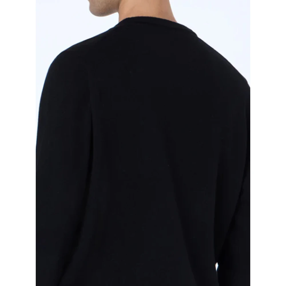 MC2 Saint Barth Regent Blend Gebreide Trui in Zwart Black Heren