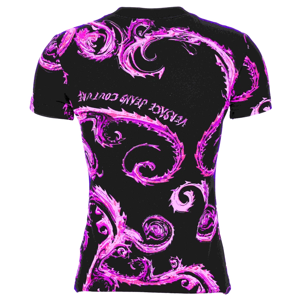 Versace Jeans Couture T-shirts en Polos Black Dames