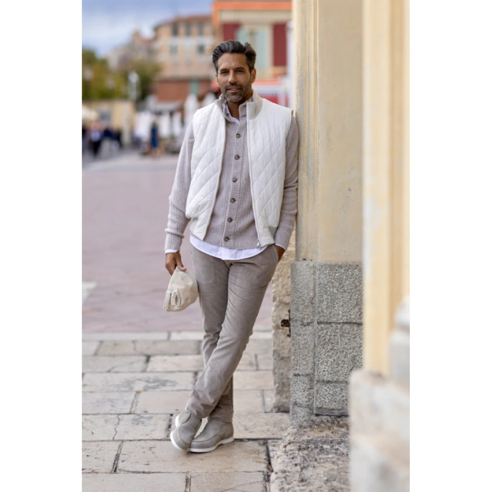 Jacob Cohën Slim Corduroy Broek Bobby Taupe Brown Heren