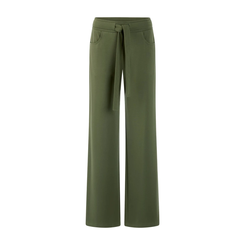 Marc Cain Women's Green Wide Trousers, M, Wide Trousers