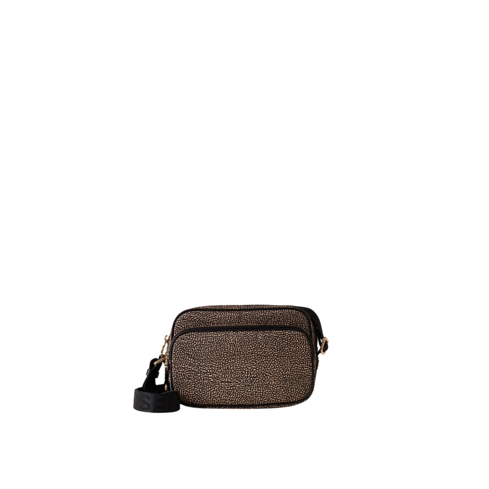 Borbonese Camera Case X11 OP Naturale Nero Multicolor Dames