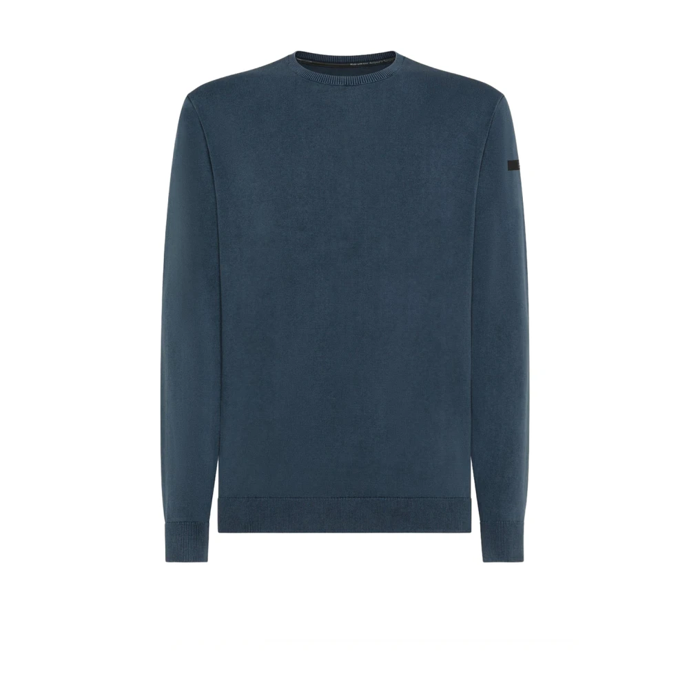 Rrd Men's Blue Jumpers - Round-Neck Knitwear - L - Knitwear