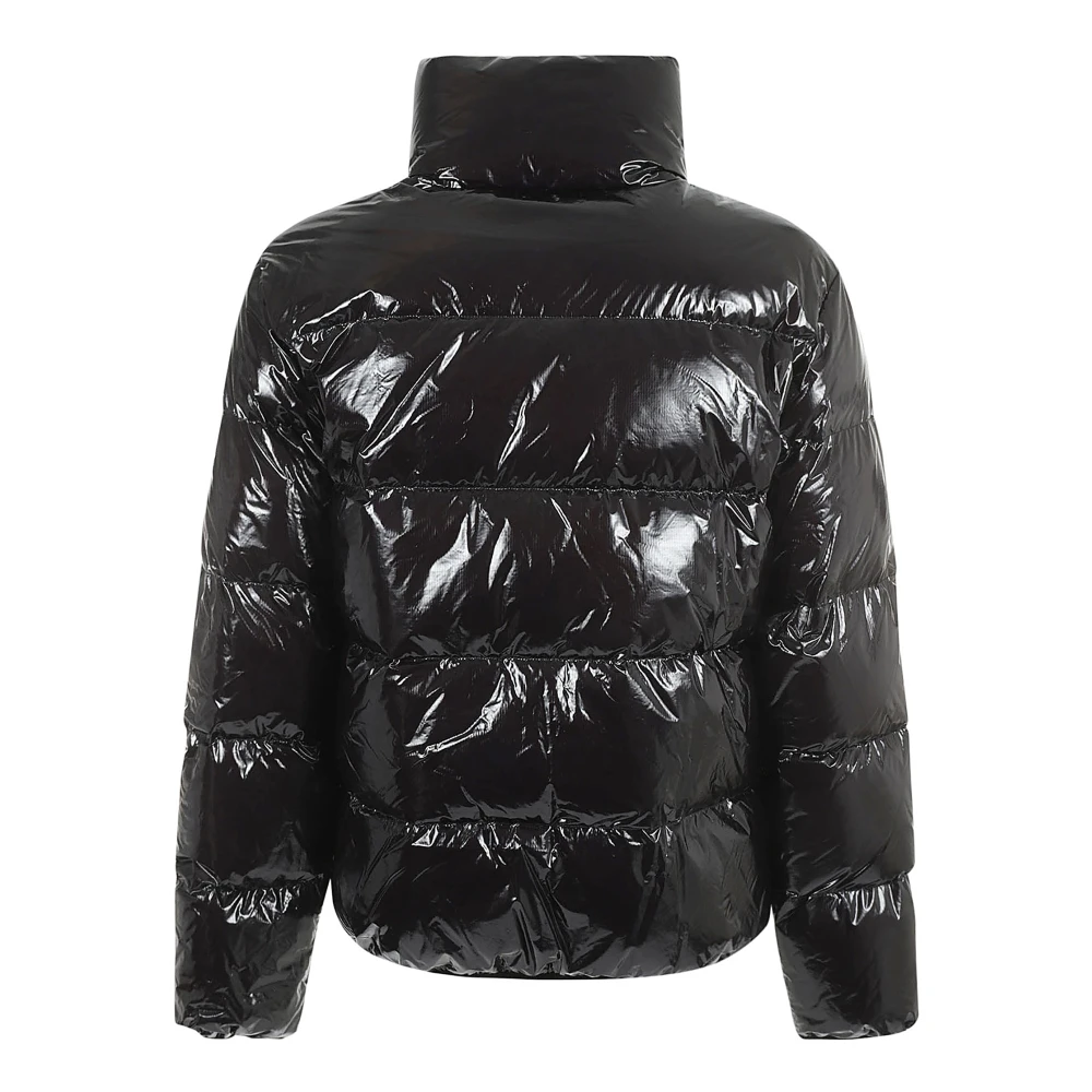 Dsquared2 Zwarte Gewatteerde Donsjas Buitenkleding Black Heren