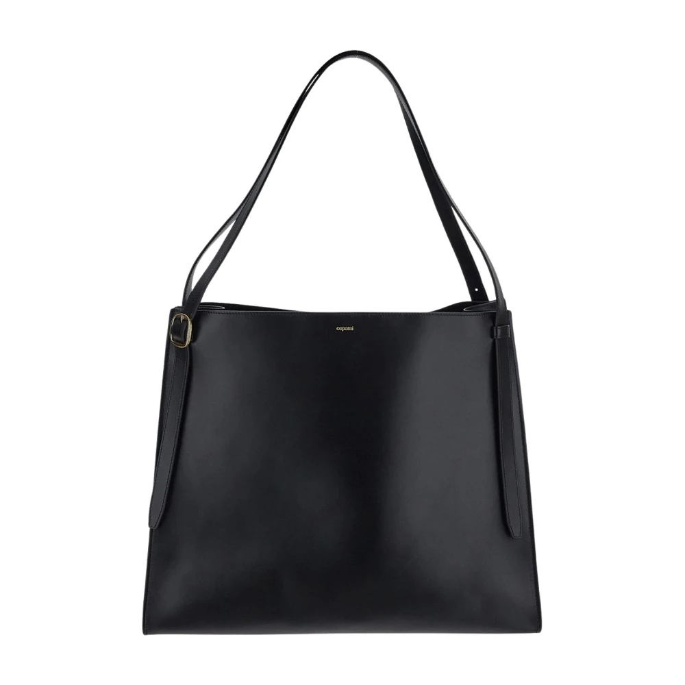 Coperni Leren Tote Tas Black Dames