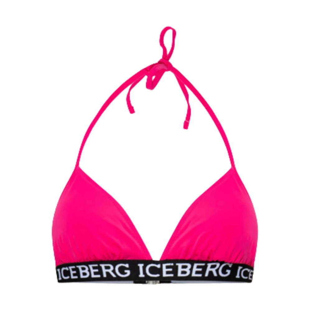 Iceberg Vrouw Roze Badmode Dames, L, Polyester, Elegant Sport Badkleding Top