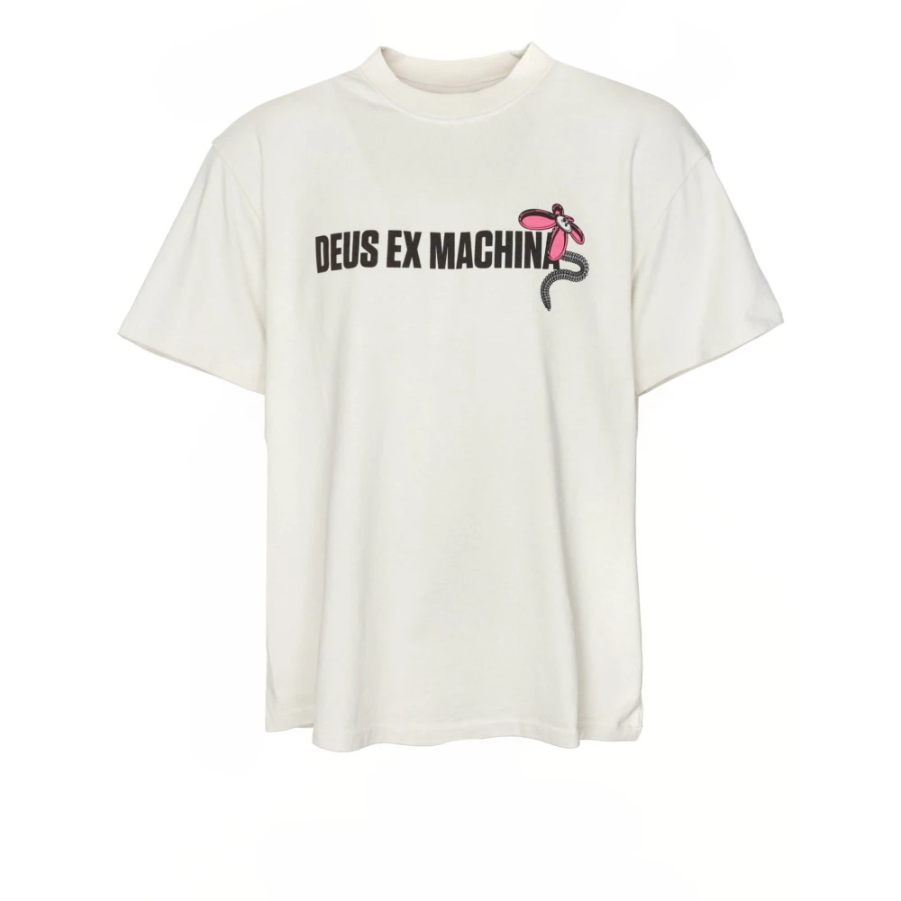 Deus Ex Machina Surfshop T-Shirt met Print Beige Heren