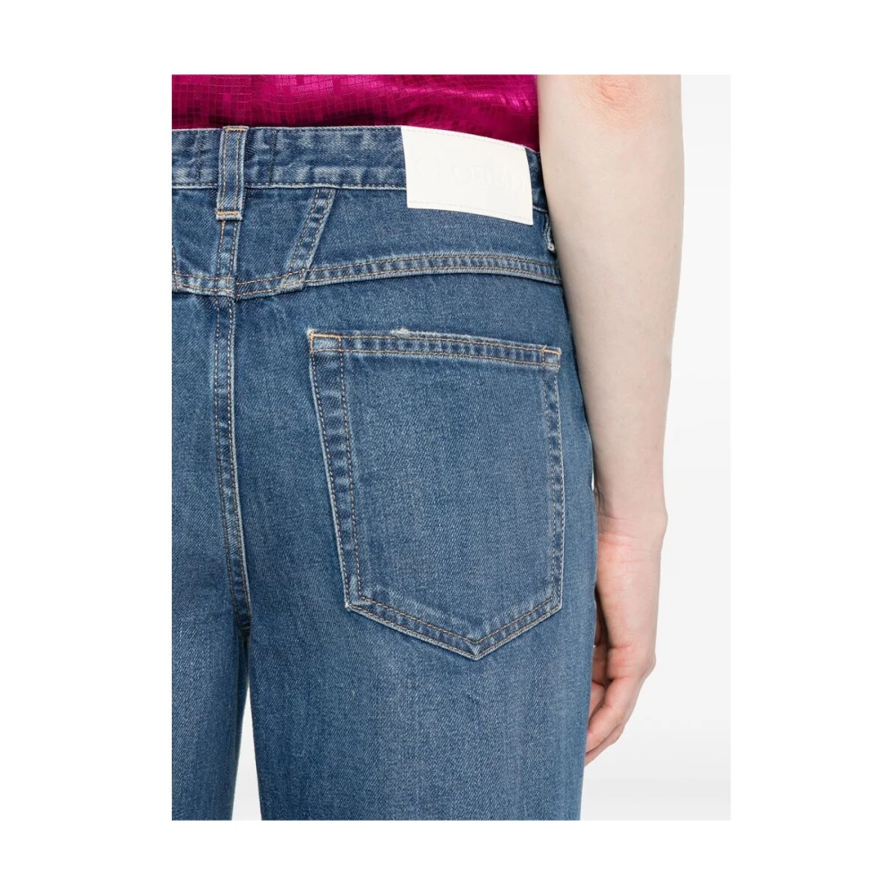 closed Indigo Blauw Versleten Denim Jeans Blue Dames