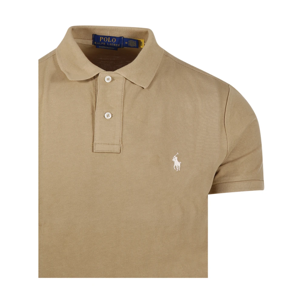 Ralph Lauren S S Polo Brown Heren