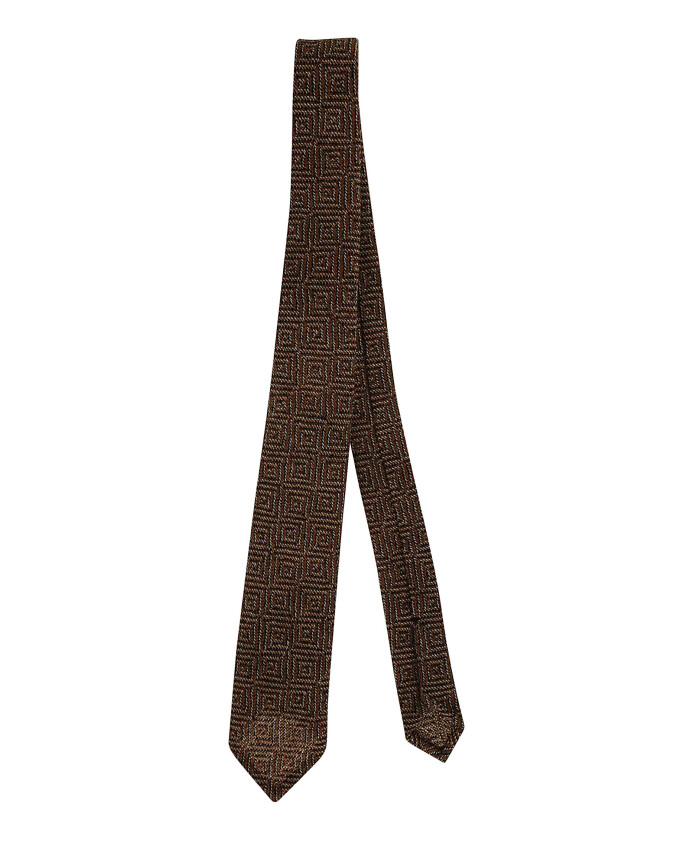 cravate-en-soie-marron-style-classique