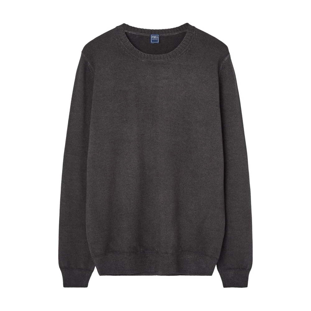 Knitwear > Round-neck Knitwear - - Fedeli - Modalova