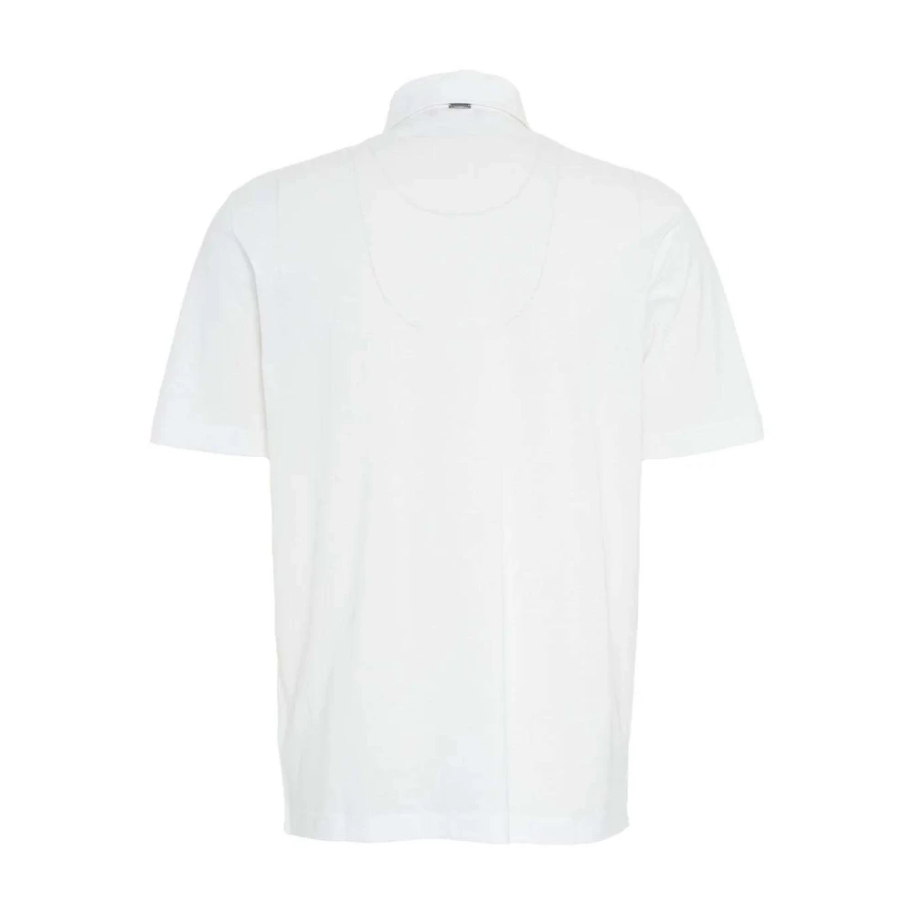 Herno Klassiek Polo Shirt voor Mannen White Heren